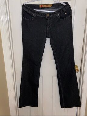 Apple Bottoms Black Bootcut Jeans - Low Rise Five-Pocket